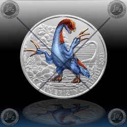 3 EVRO AVSTRIJA 2021 "THERIZINOSAURUS" UNC 